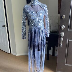 Elegant Sequin Fringe Top